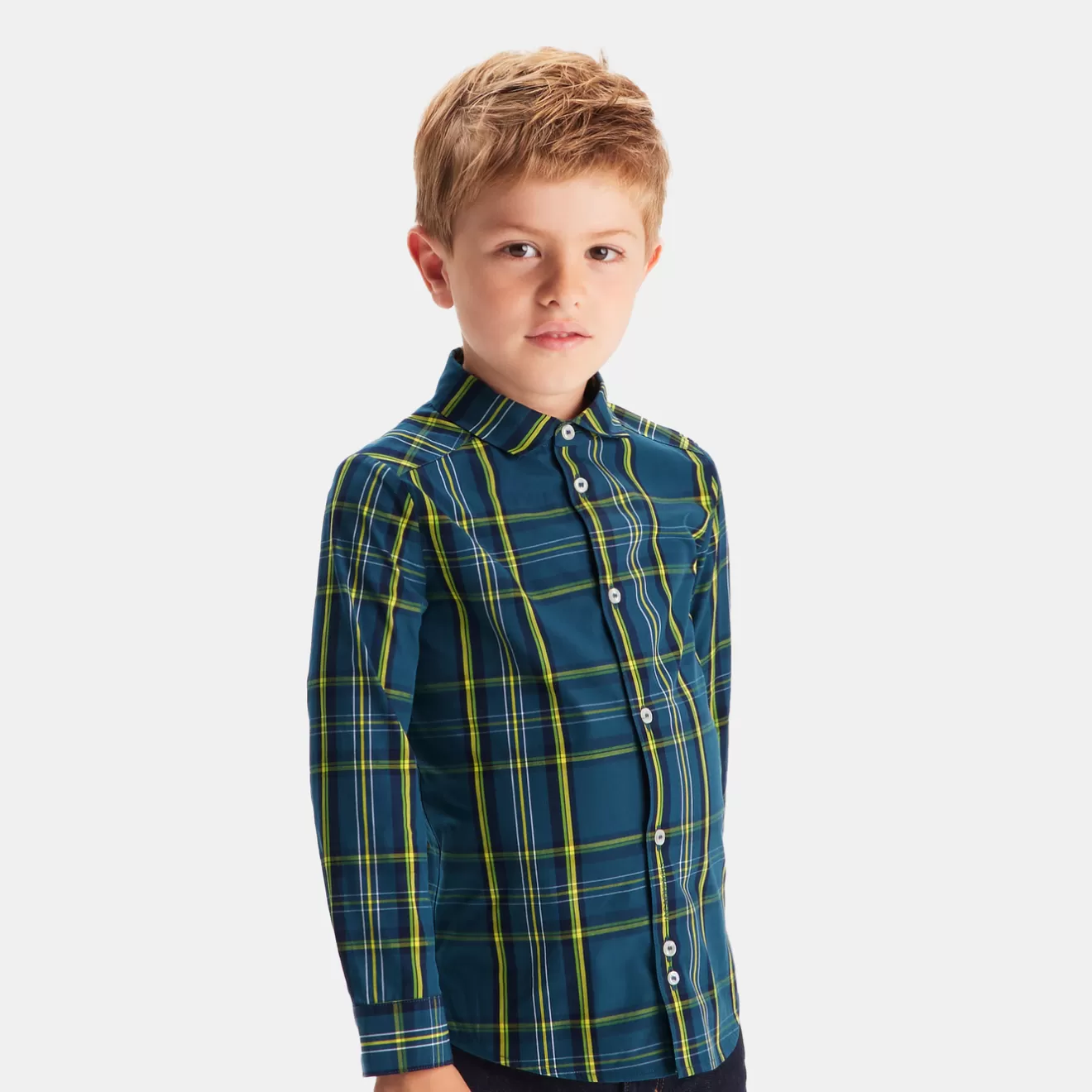 BOY Jacadi Shirts | Boy plaid shirt