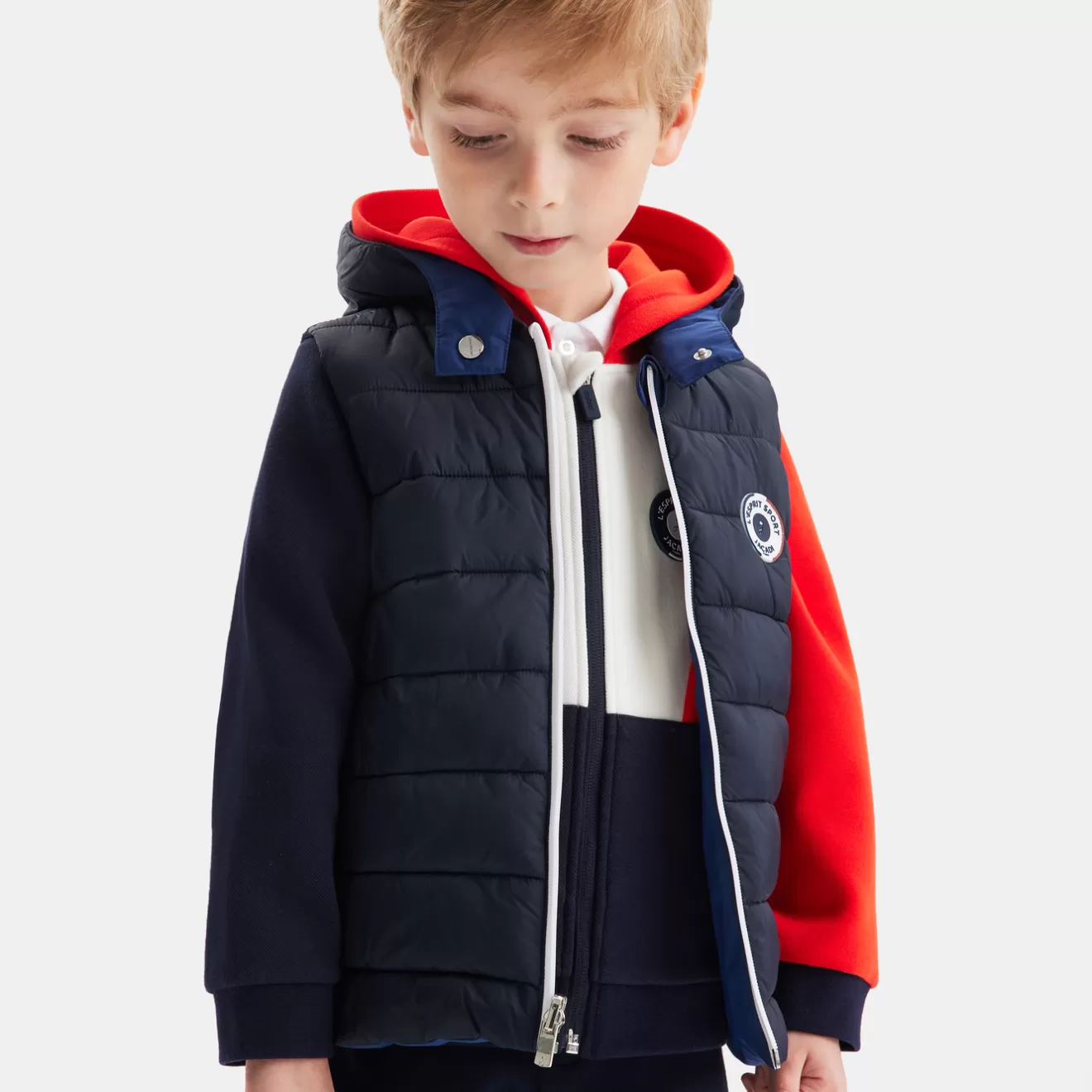 BOY Jacadi Coats And Outerwear | Boy Coats & Puffer Jackets | Boy reversible puffer jacket