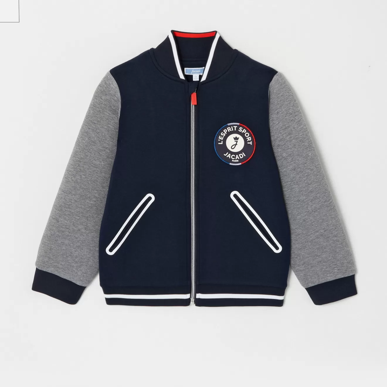 BOY Jacadi Sweaters, Sweatshirts And Cardigans | Coats And Outerwear | Boy varsity style cardigan