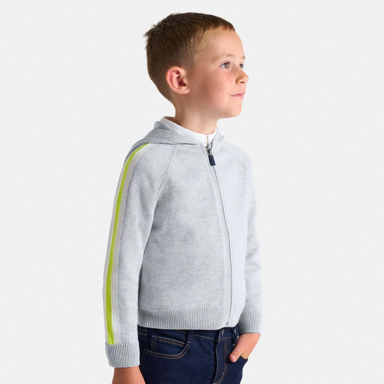 BOY Jacadi Sweaters, Sweatshirts And Cardigans | Boy zip-up cardigan