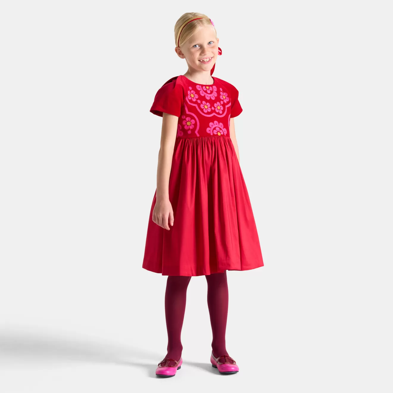 Jacadi Dresses And Skirts | Girl bi-material dress
