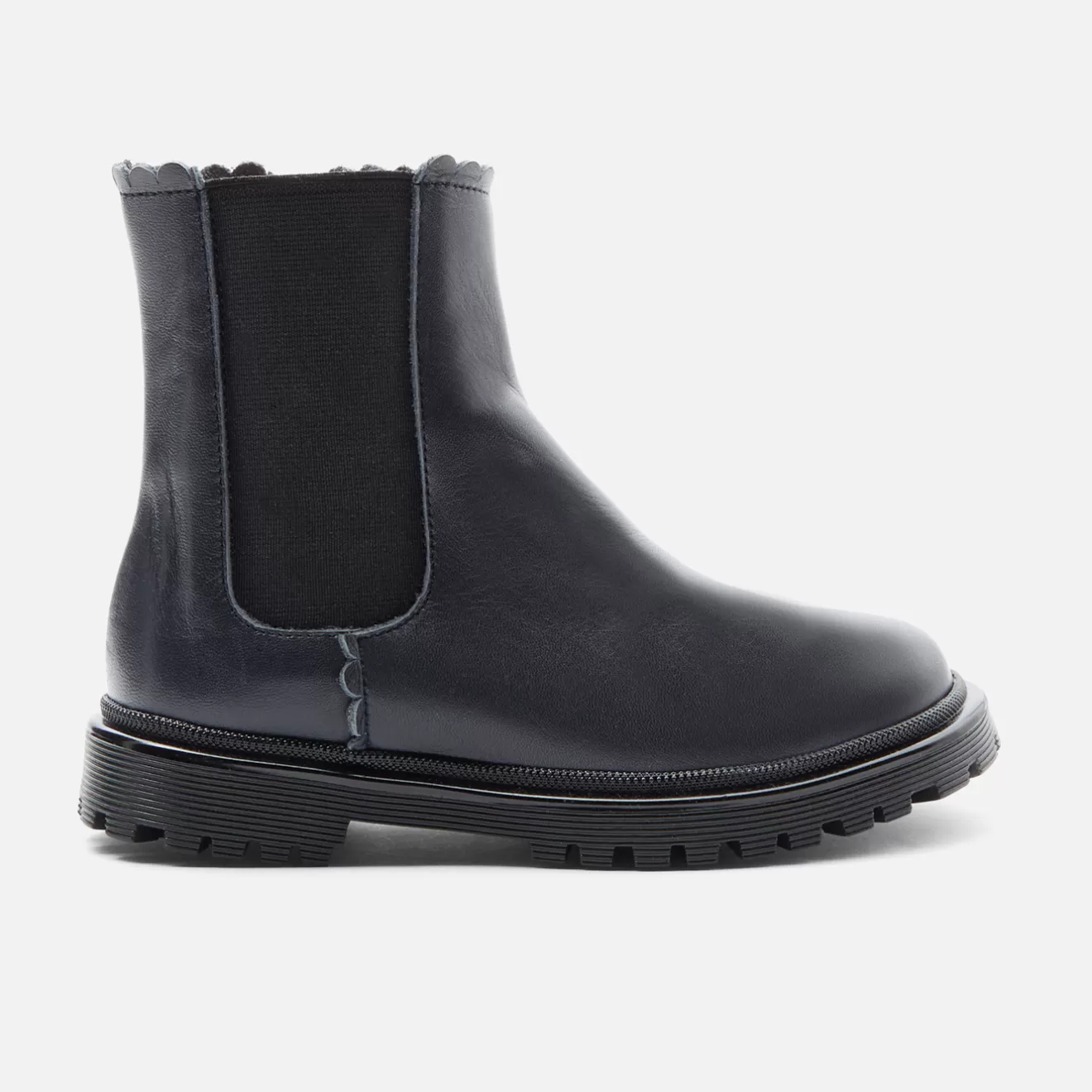 Jacadi Ankle & Lined Boots | Girl Chelsea boots in smooth leather