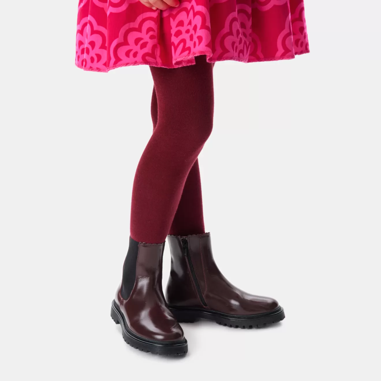 Jacadi Ankle & Lined Boots | Girl Chelsea boots in smooth leather