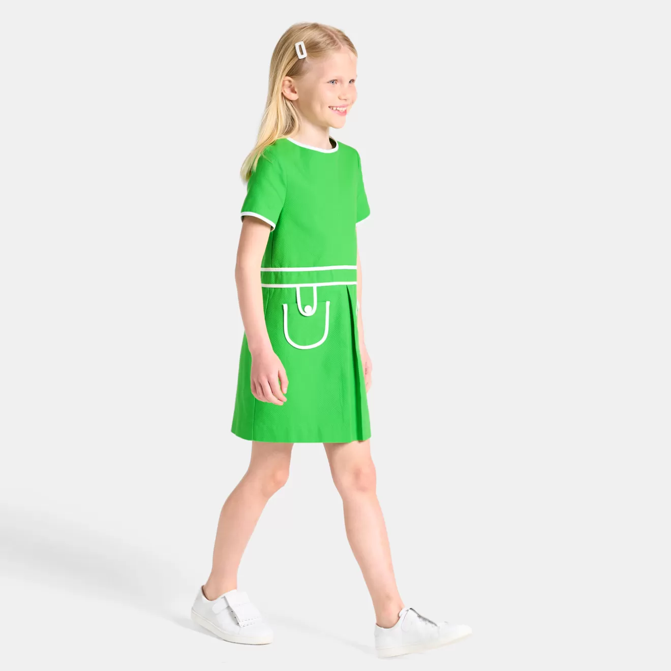 Jacadi Dresses And Skirts | Girl dress in honeycomb piqué
