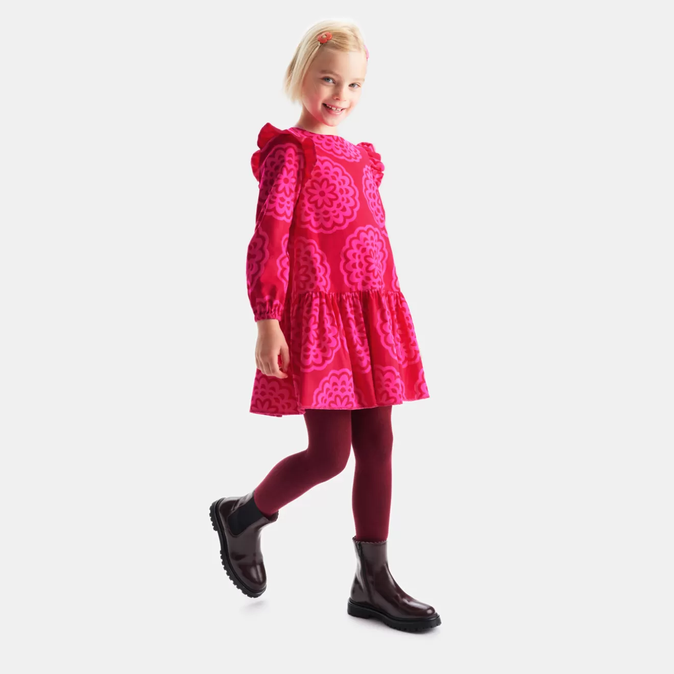 Jacadi Dresses And Skirts | Girl dress with rosette print