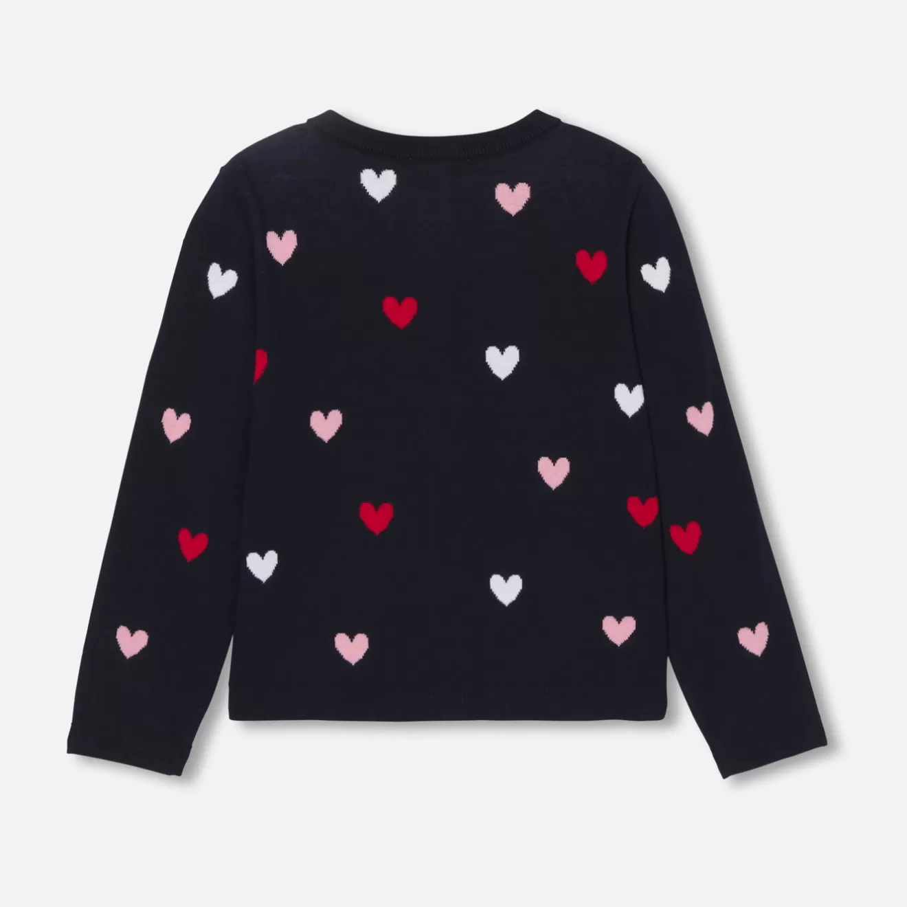 Jacadi Cardigans, Sweaters And Sweatshirts | Girl heart jacquard cardigan
