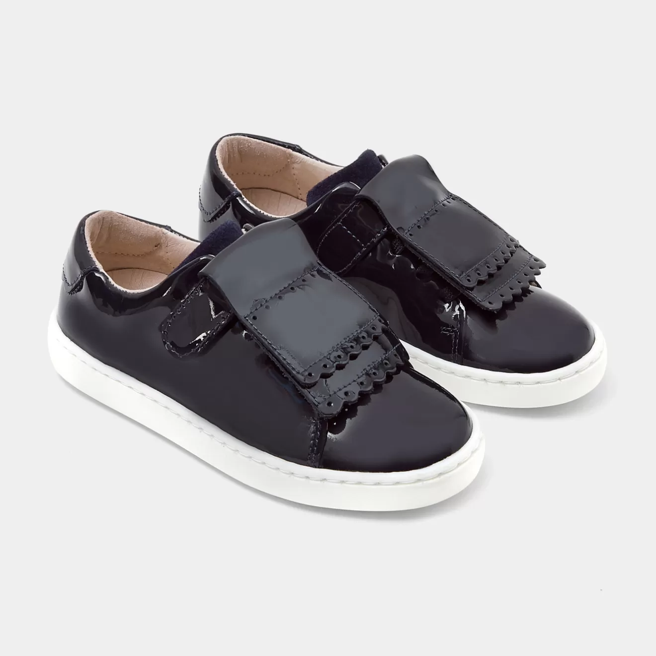 Jacadi Sneakers | Girl tennis shoes with removable tongue