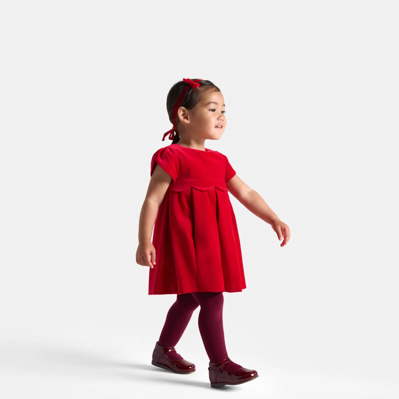 Jacadi Dresses | Holiday velvet baby dress