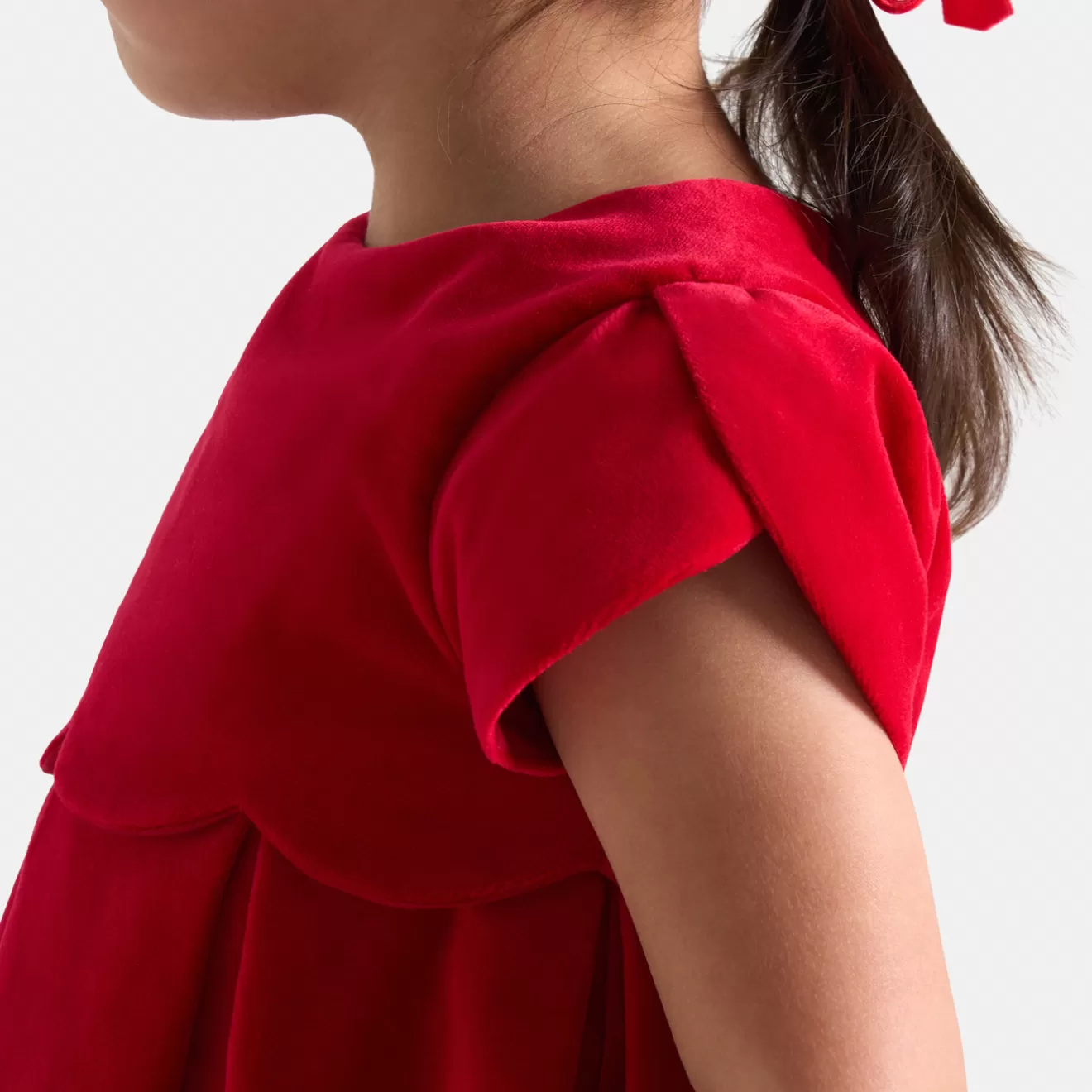 Jacadi Dresses | Holiday velvet baby dress