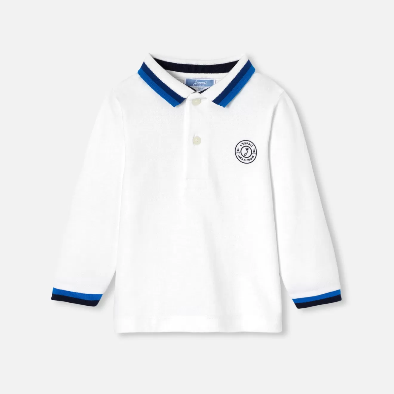 BOY Jacadi Polos And T-Shirts | Long-sleeved baby boy polo shirt