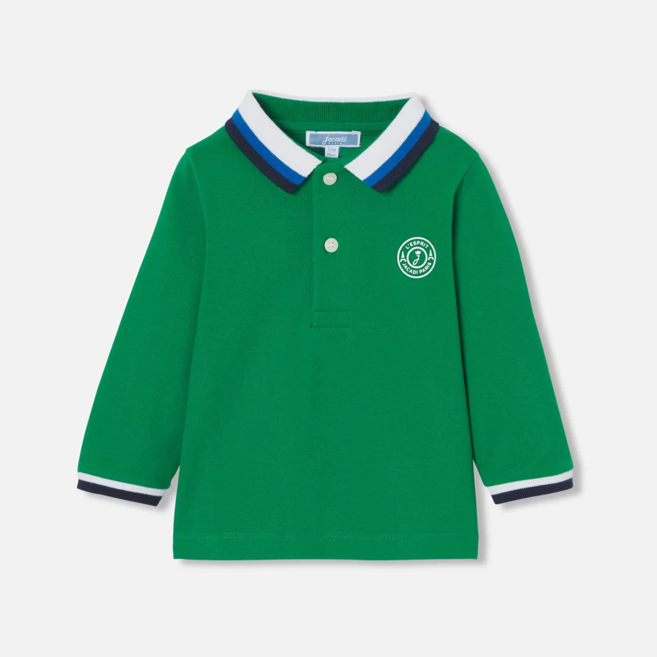BOY Jacadi Polos And T-Shirts | Long-sleeved baby boy polo shirt