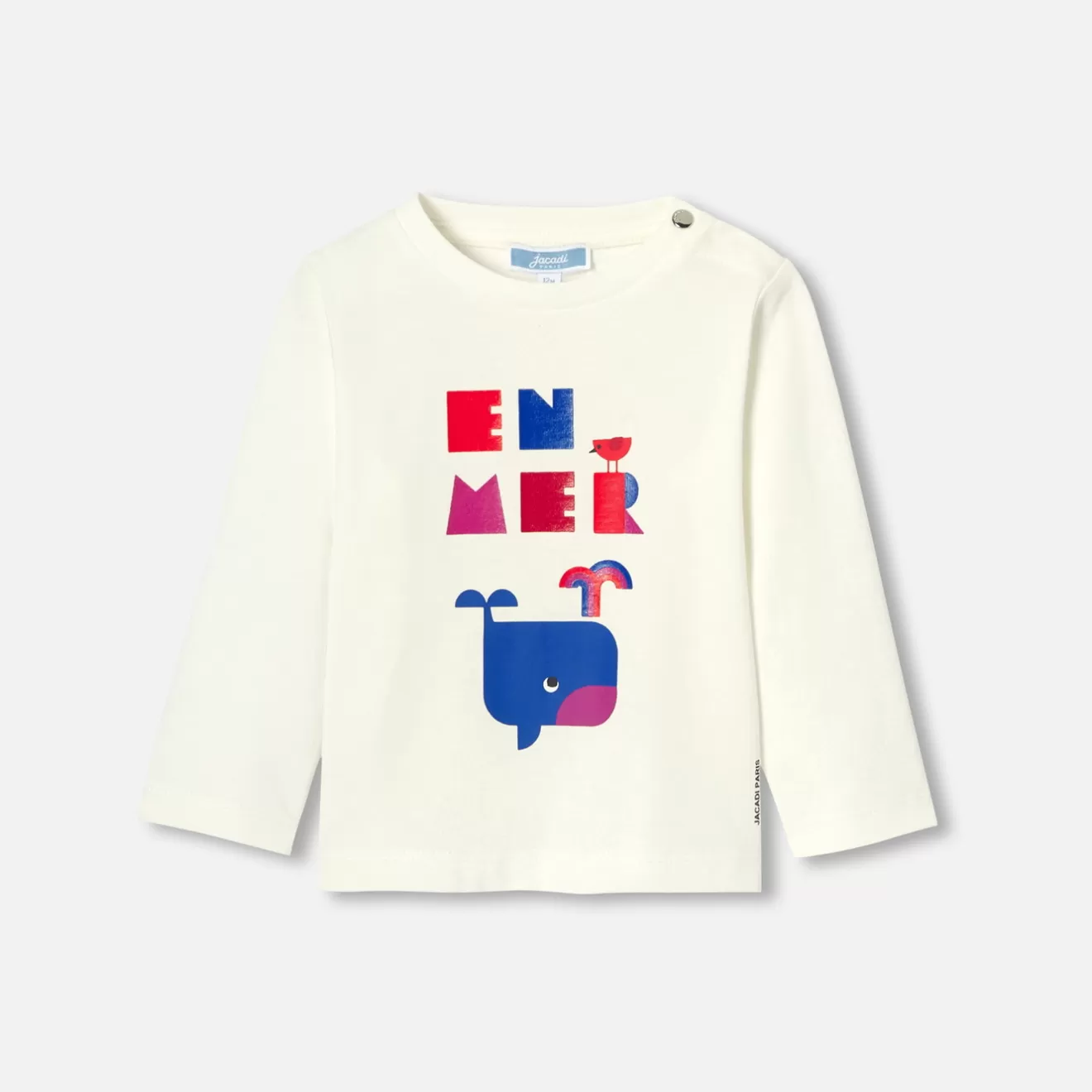 BOY Jacadi Polos And T-Shirts | Long-sleeved baby boy T-shirt