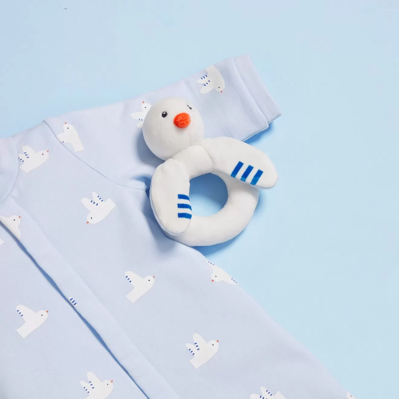 Jacadi Plush And Activity Toys | Plush And Activity Toys | Seagull ring rattle