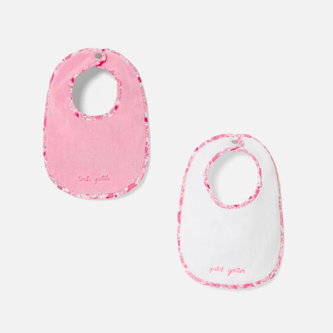 Jacadi Bibs And Swaddling Cloths | Set of 2 terry bibs