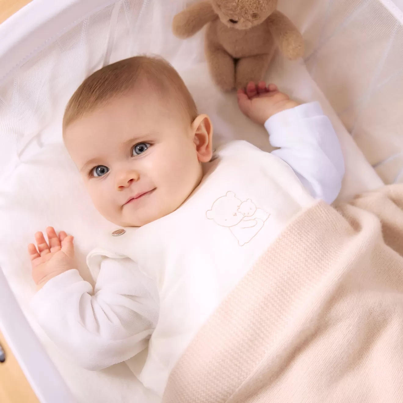 Jacadi Sleeping Bags And Blankets | Sleeping Bags And Blankets | Sleeping bag 0-6 months in linen